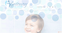 Desktop Screenshot of gatewaypediatricdentistry.com